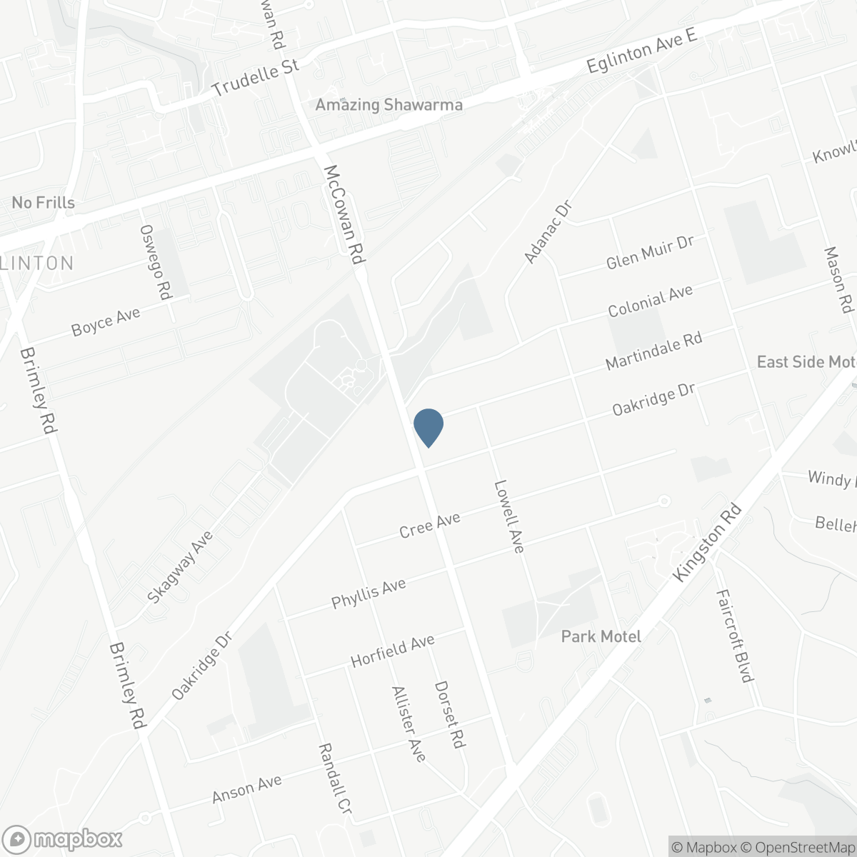 1 MARTINDALE ROAD, Toronto, Ontario M1M 2B6